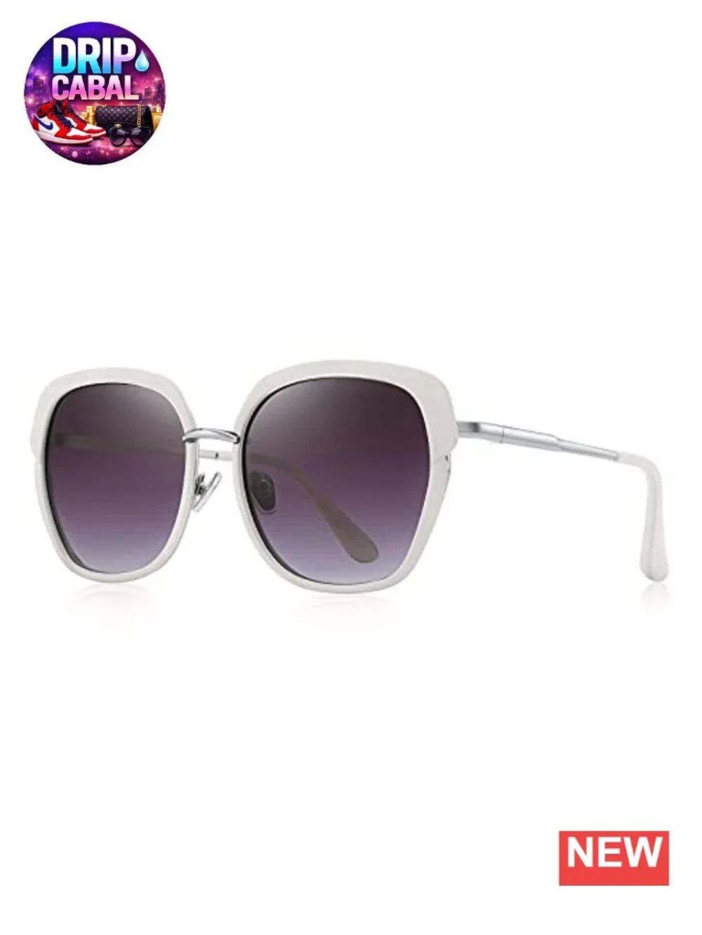 Vintage Oversized Shield Frame Polarized Sunglasses for Women with Gift Box